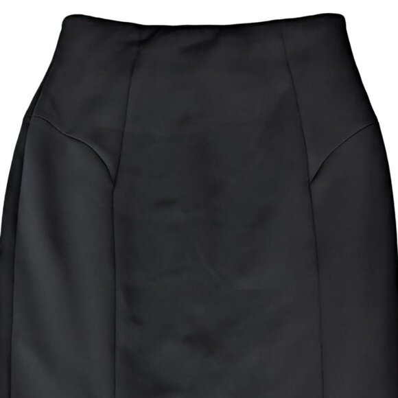 Milly Black Scuba Neoprene Pencil Skirt - Picture 5 of 8